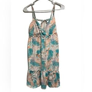 Tropical Print  Dress